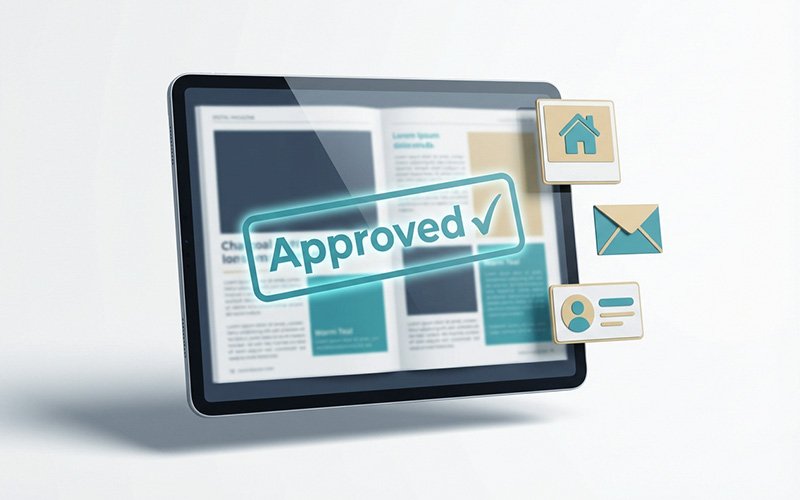 Step 3: You Review, We Print & Mail